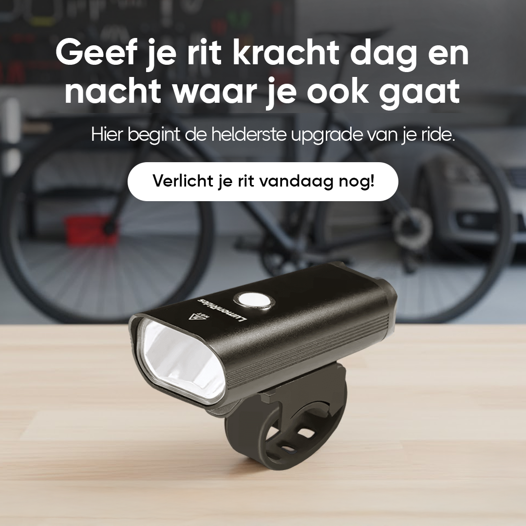 LumenRides Max Drive Voorlicht voor de Fiets