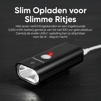 LumenRides Max Drive Voorlicht voor de Fiets