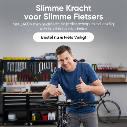 LumenRides Max Drive Voorlicht voor de Fiets
